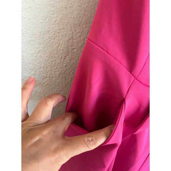 Anthropologie Endless Rose Woman Pink Front Tie Strapless Jumpsuit, Size… - Picture 7 of 11